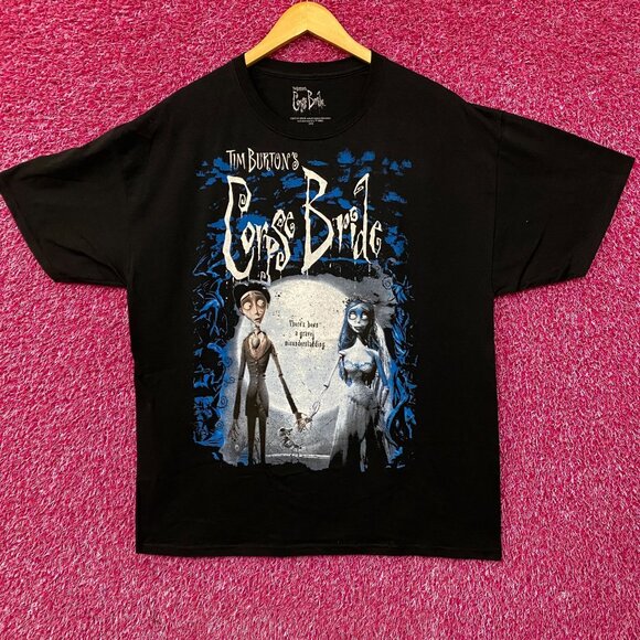 Tim Burtons Corpse Bride Movie Poster Promo T-Shirt XL - Picture 1 of 4